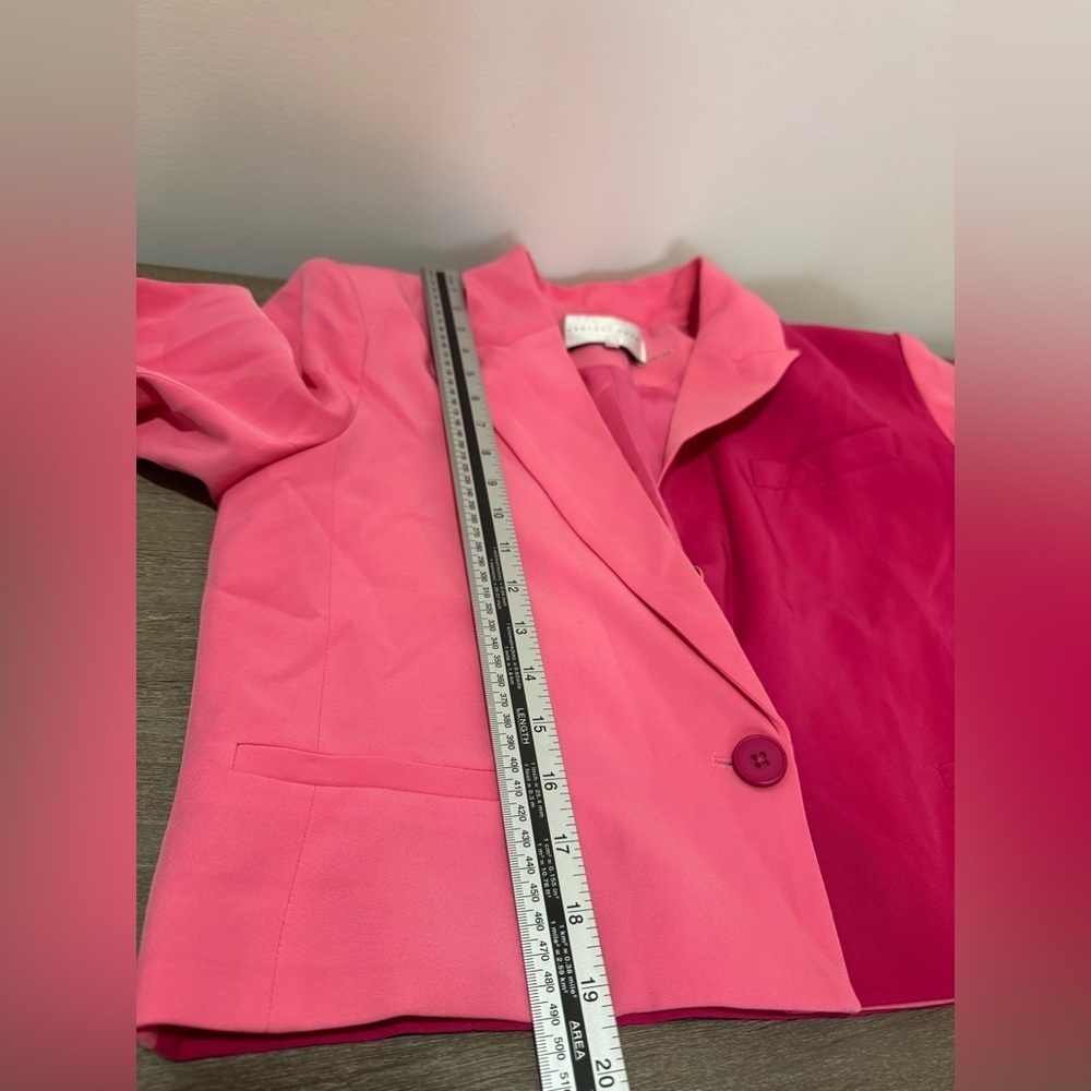 Endless Rose Two-Tone Pink Cropped Blazer and Matching Skort - Picture 7 of 16